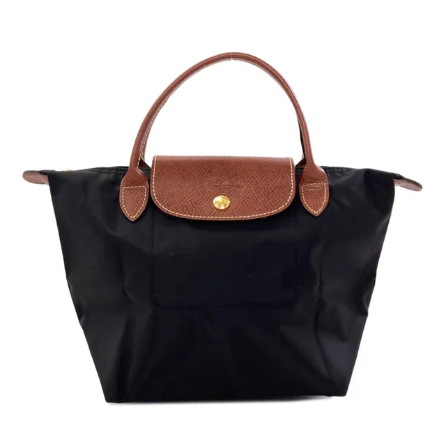 Longchamp Le Pliage Handbag, Nylon Material, For Women in black Nylon from Grailed