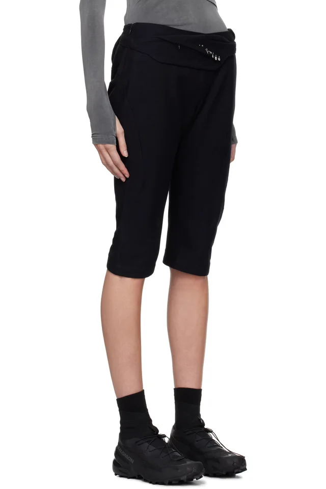HYEIN SEO Black Charm Bag Capri Trousers, photo 2 of 2 from SSENSE