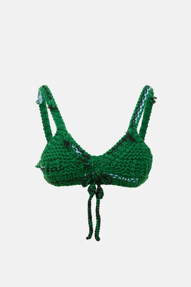 Prada FW 2017 Knit Bralette Top from VSP Consignment