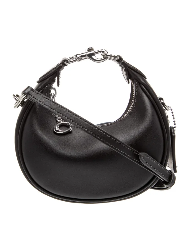 Coach Leather Crossbody Bag in black Leather from The RealReal