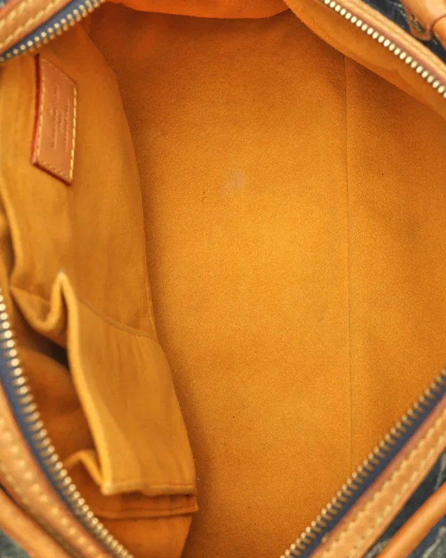 Louis Vuitton Monogram Porte Epaule Raye MM Bag in Denim from A Retro Tale, photo 11 of 13