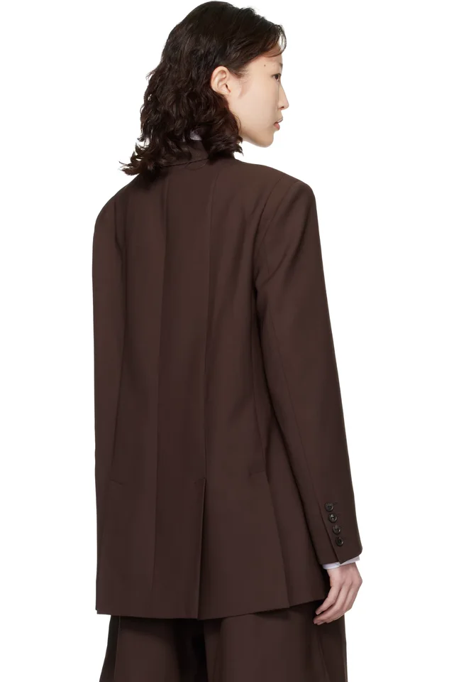 Cordera Brown Tailored Blazer, photo 3 of 4 from SSENSE