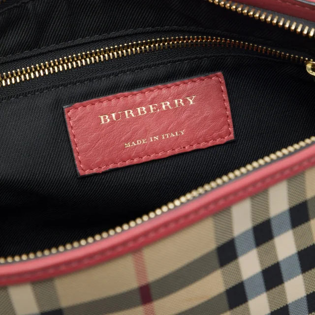 Burberry Haymarket Check Coated Canvas Chichester Crossbody in Beige Coated canvas from Designer Revival, photo 5 of 6