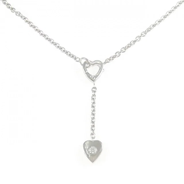 Cartier Mon Amour 18K White Gold Diamond Necklace in White from LuxUness