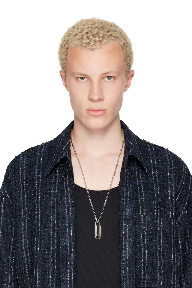 Off-White Paperclip Necklace, photo 2 of 2 from SSENSE