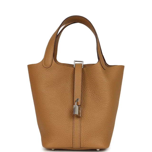 Hermès Picotin Lock 18 Biscuit Clemence Palladium Hardware in Clemence leather from Madison Avenue Couture
