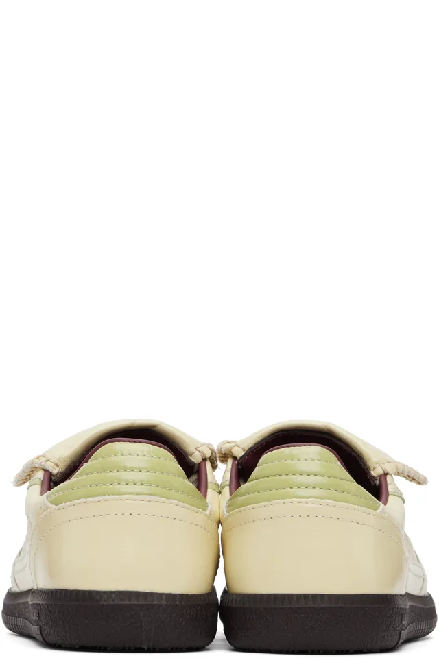 Alohas Beige Tb.490 Club Leather Sneakers, photo 2 of 5 from SSENSE