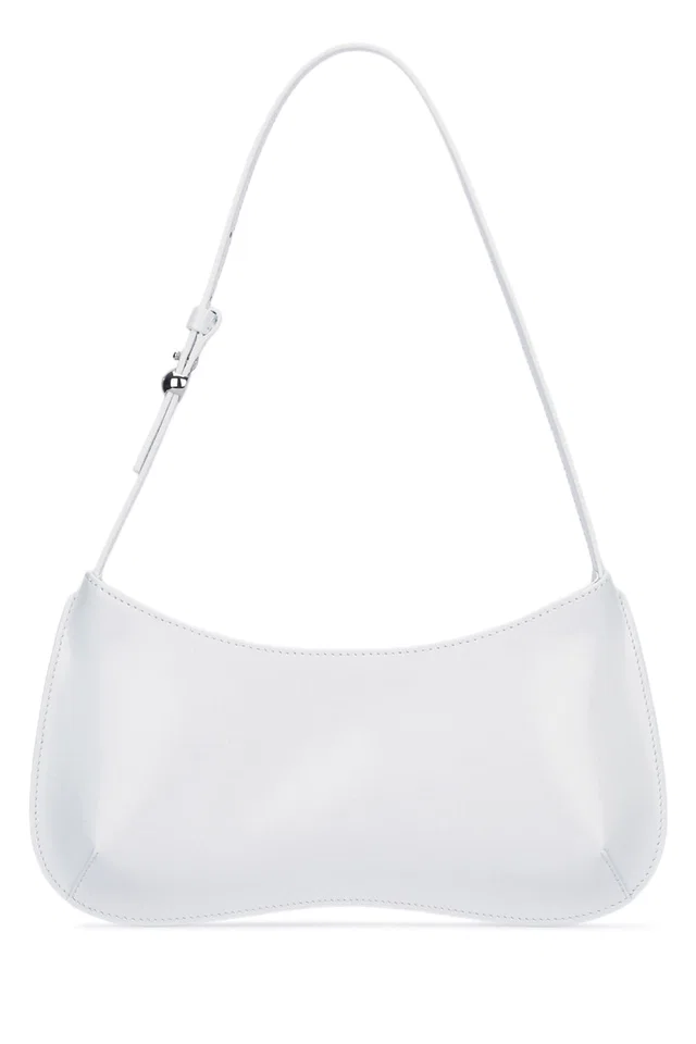 Jacquemus Le Bisou Shoulder Bag — White in White Calfskin from HEWI