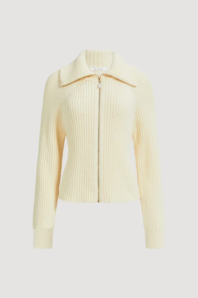 Aje Studio Sylvie Knit Jumper in White from Aje, photo 1 of 1