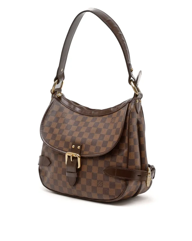 Louis Vuitton Damier Ebene Highbury Shoulder Bag in Brown Canvas from A Retro Tale, photo 2 of 8