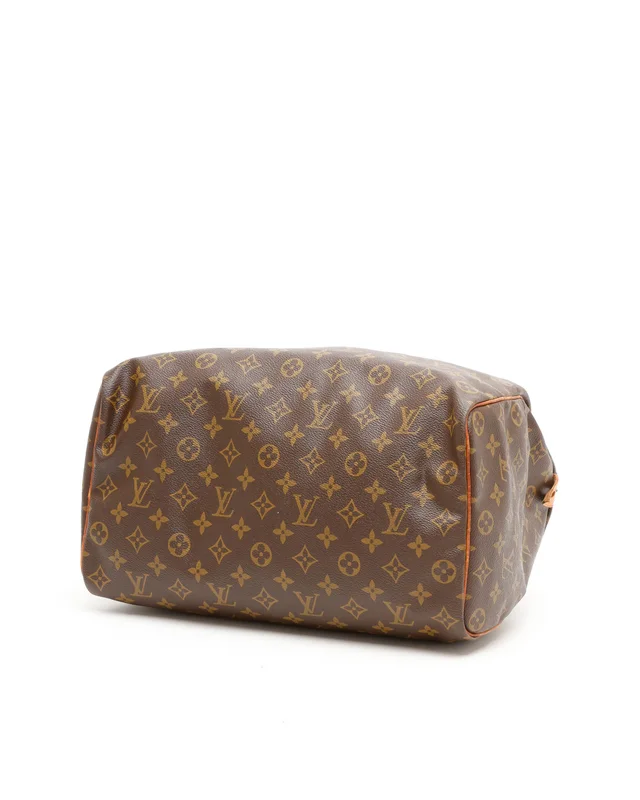 Louis Vuitton Monogram Speedy 35 Bag in Denim from A Retro Tale, photo 4 of 9