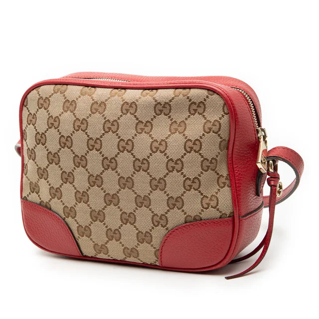 Red Gucci GG Canvas Bree Crossbody in Red Canvas from Designer Revival, photo 2 of 2