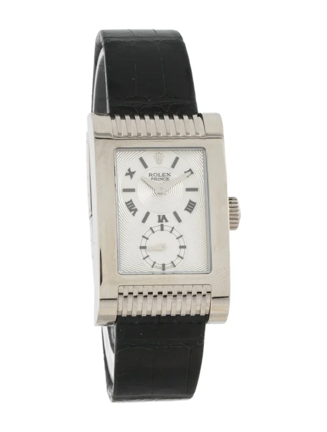 Rolex Cellini Prince Watch in multicolor Crocodile from The RealReal