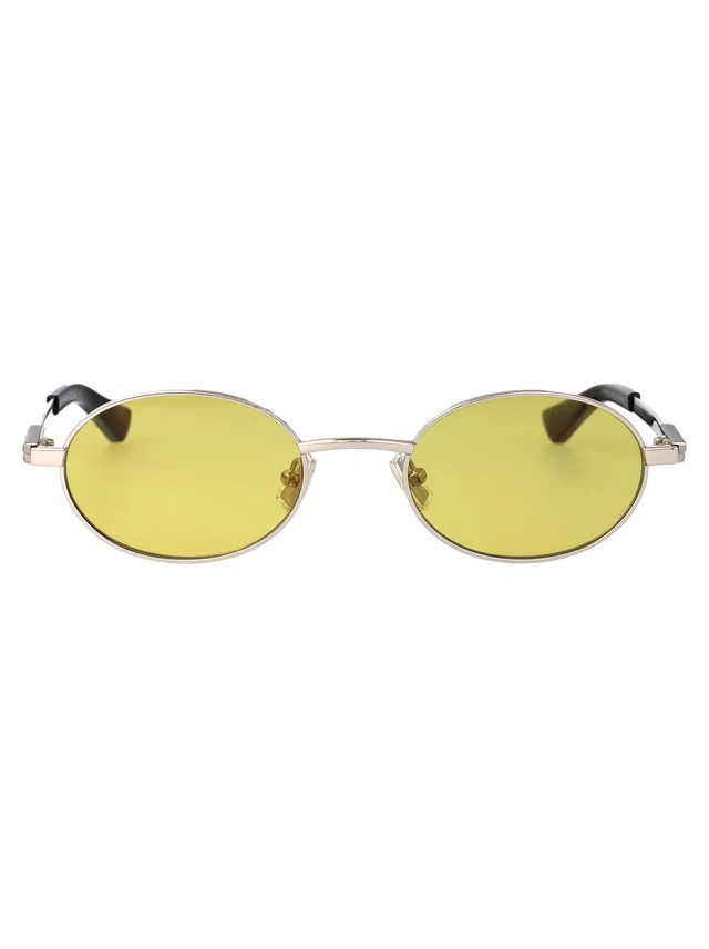 Bottega Veneta Bv1470s Sunglasses — Silver Metal in Silver from HEWI
