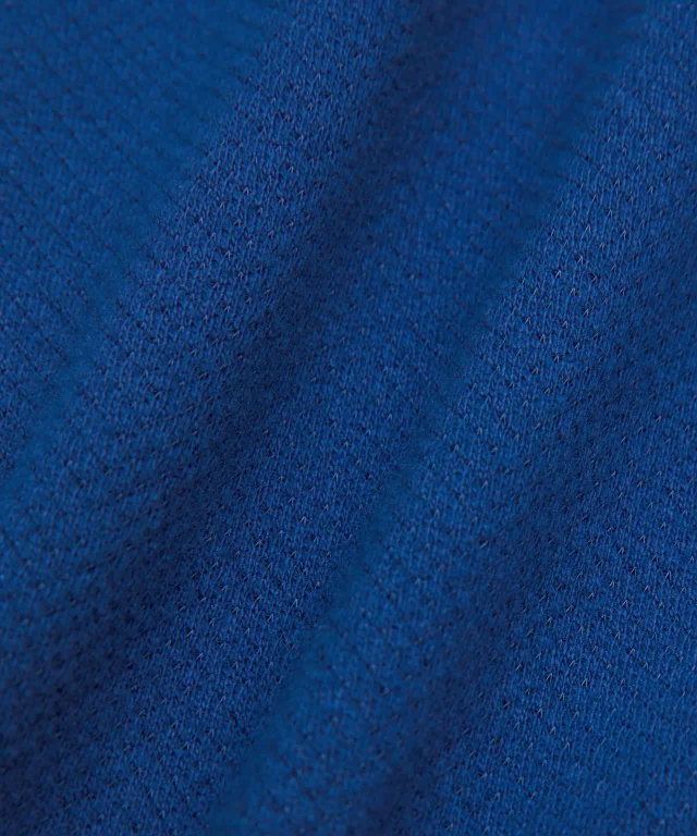 lululemon Mesh-Knit Jersey Short-Sleeve Polo Shirt in Clubhouse Blue, photo 6 of 6 from lululemon