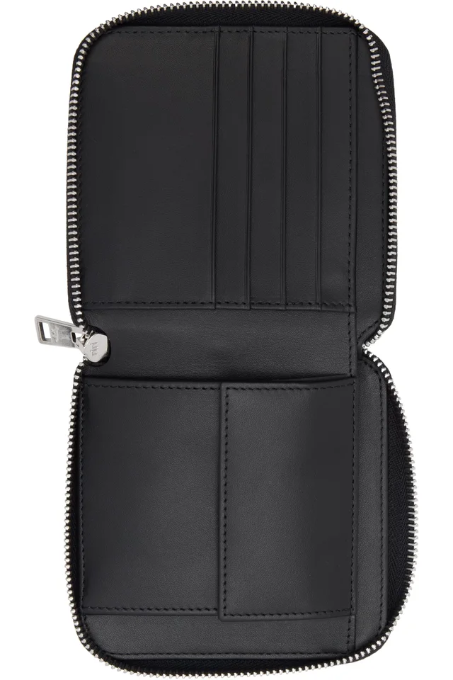 Black 'Maison Kitsuné Paris' Wallet, photo 3 of 3 from SSENSE