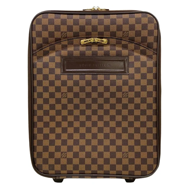 Louis Vuitton Travel Bag Damier Pegase 45 Ebene in Brown Canvas from The Reluxe