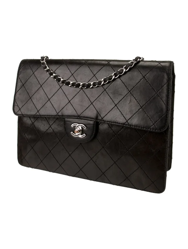 Chanel Crossbody handbags in Black Leather from The RealReal, photo 3 of 6