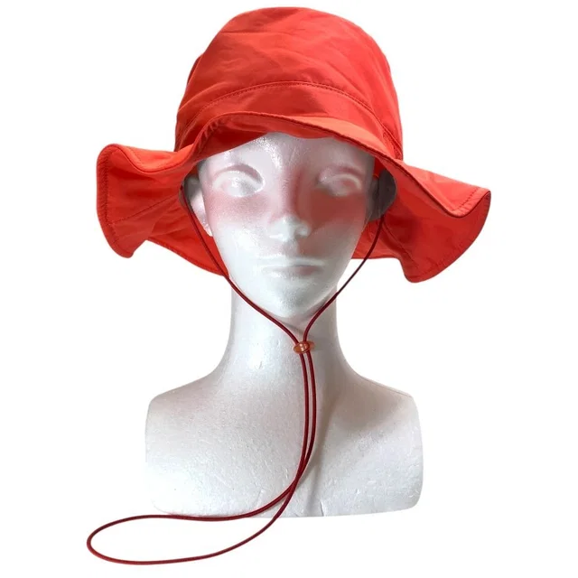 Dior Parley Collaboration Hat Safari Logo Polyester Orange in Orange from The Reluxe