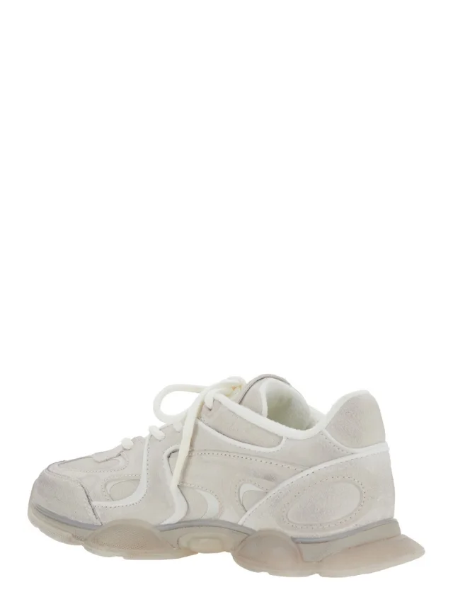 AXEL ARIGATO 'Eris' White Sneaker Low Top with Logo Patch on the Tongue in Leather and Tech Fabric Woman in White 86% Leather 14% Textile, photo 5 of 8 from Gaudenzi Boutique