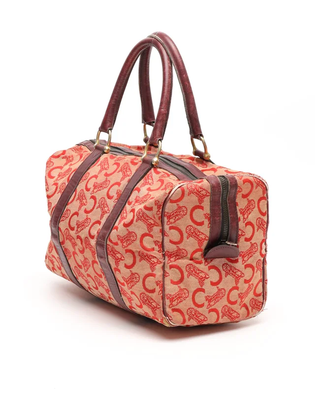 Celine C Macadam Boston Bag in Canvas from A Retro Tale, photo 3 of 13