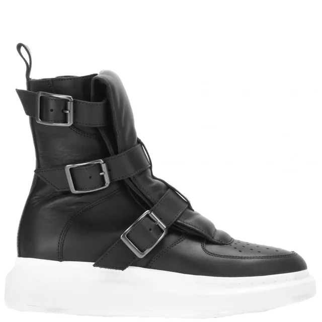 Alexander McQueen ES Buckle High-Top Sneakers, Black from Cultstatus, photo 1 of 1