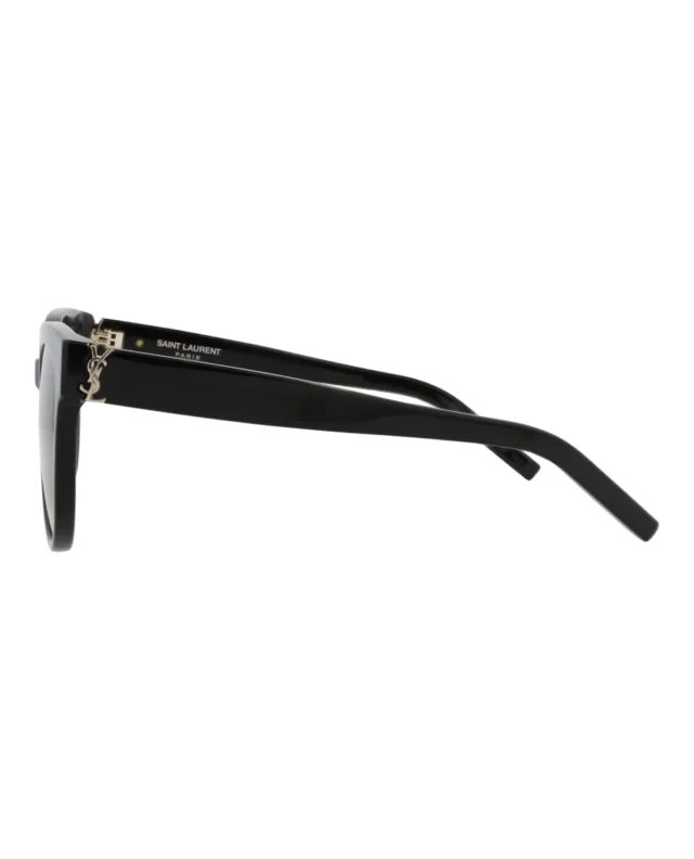 SAINT LAURENT Cat Eye-Frame Acetate Sunglasses in black, photo 3 of 5 from ShopSimon