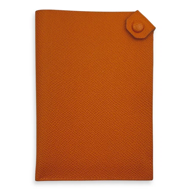 Hermès Passport Holder Orange Passport Holder in Orange Epsom leather from Luxury Promise