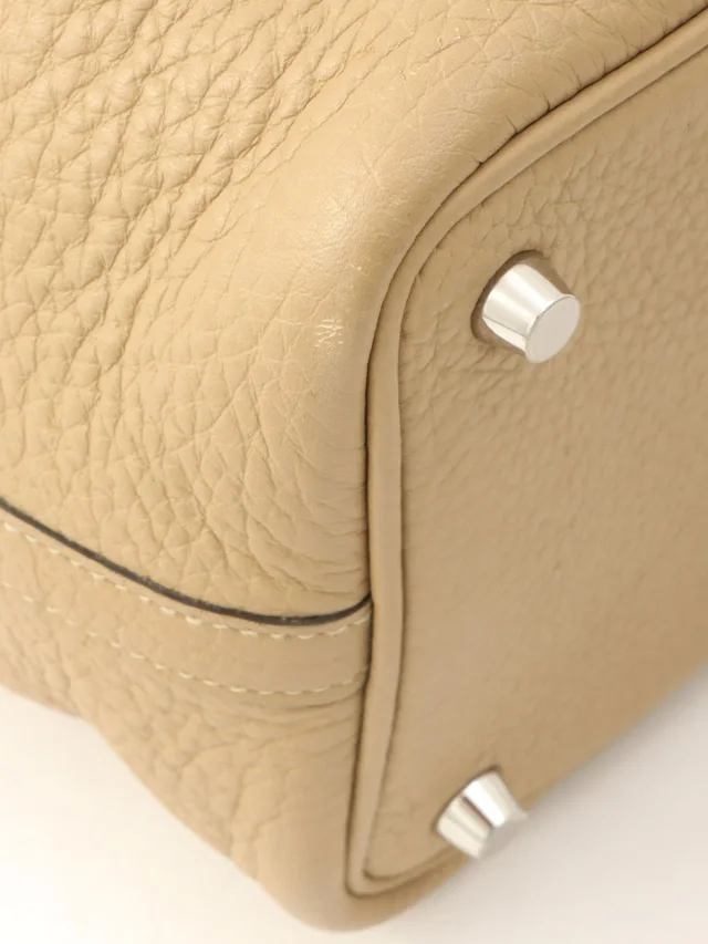 Hermès 2021 Picotin Lock PM Trench in Clemence leather from VINTAGE QOO TOKYO, photo 9 of 13