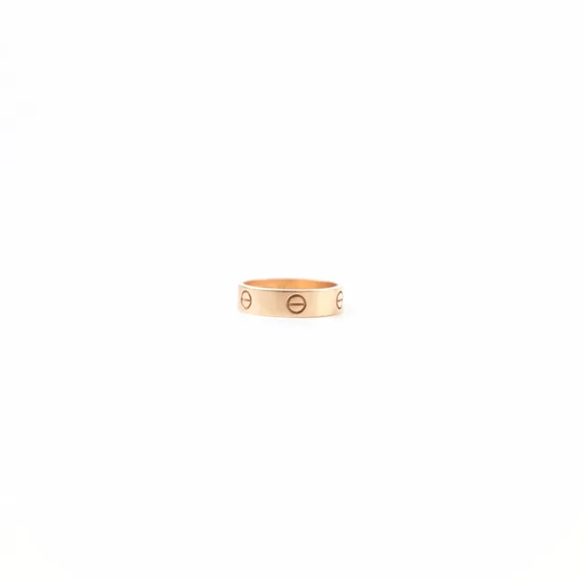Cartier Love Ring Rose Gold Size 63 in Pink from The Purse Affair