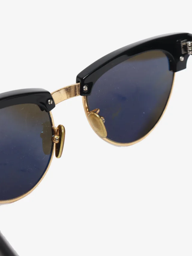 Celine Black and gold cat-eye sunglasses in Black from Sign of the Times, photo 8 of 9
