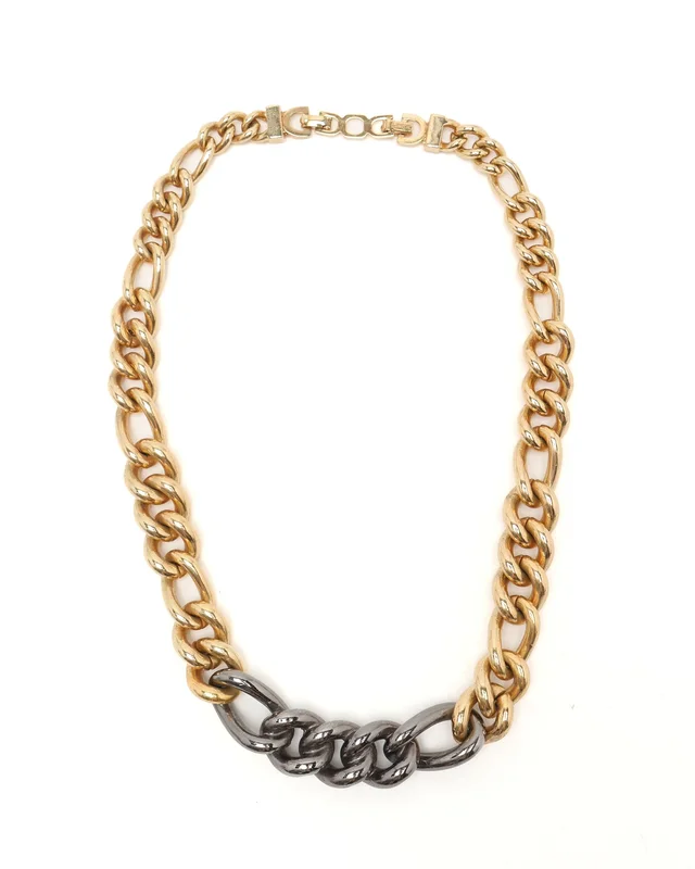 Dior Two-tone Chain Necklace from A Retro Tale, photo 2 of 3
