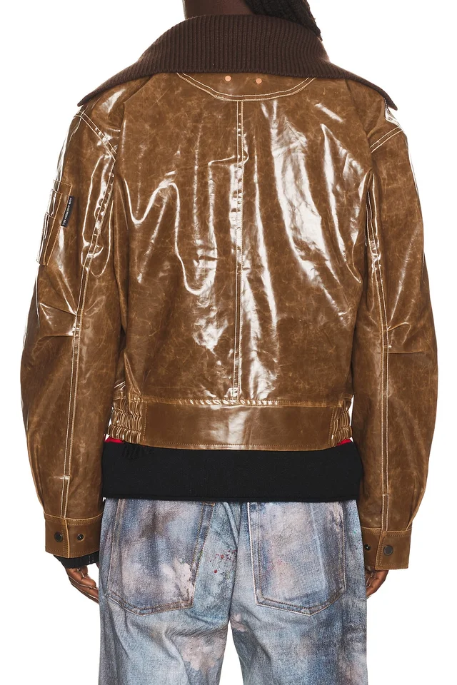 Andersson Bell Mikoos 26 Bomber Jacket in Brown, photo 2 of 5 from REVOLVE (Canada)
