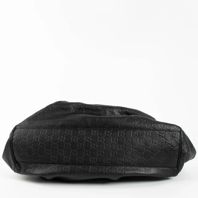Gucci Black Guccissima Large Sukey Bag in Black Leather from Labellov, photo 5 of 6