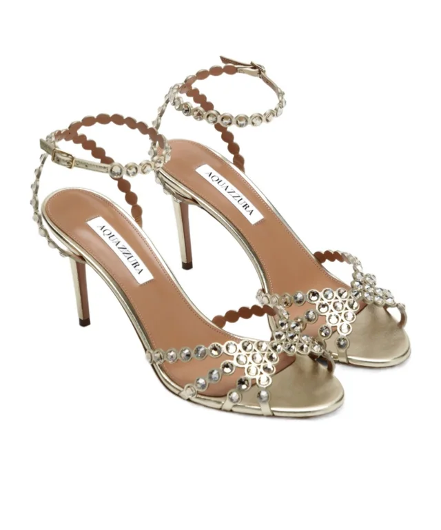 Aquazzura Round-toe high-heeled sandals, photo 2 of 5 from SENSER