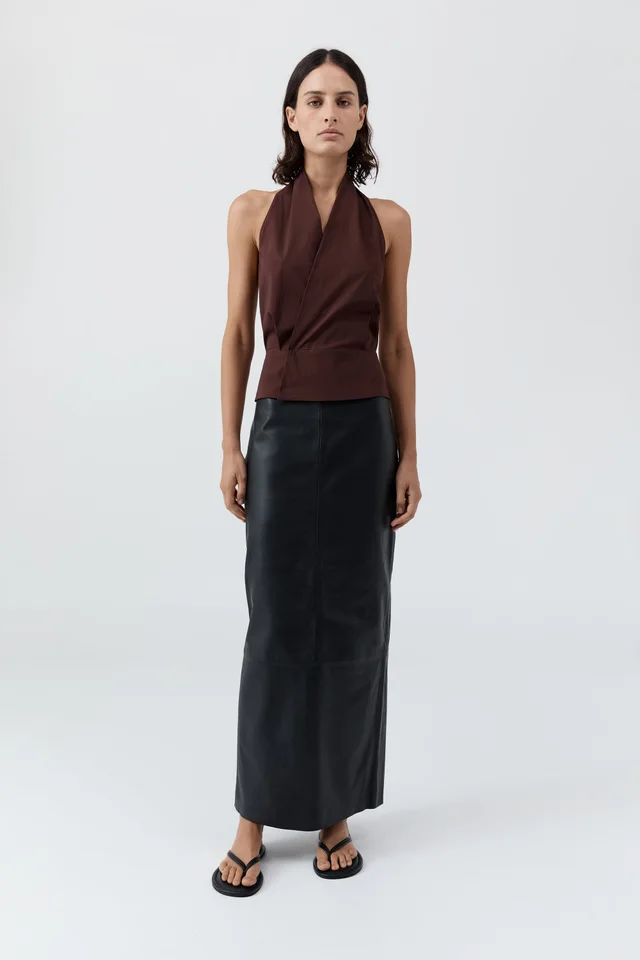 St Agni Halter Wrap Top - Liqueur from St. Agni, photo 1 of 1