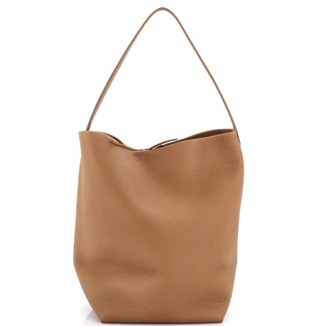 The Row Large N/S Park Tote Leather in red|brown Leather from Poshmark