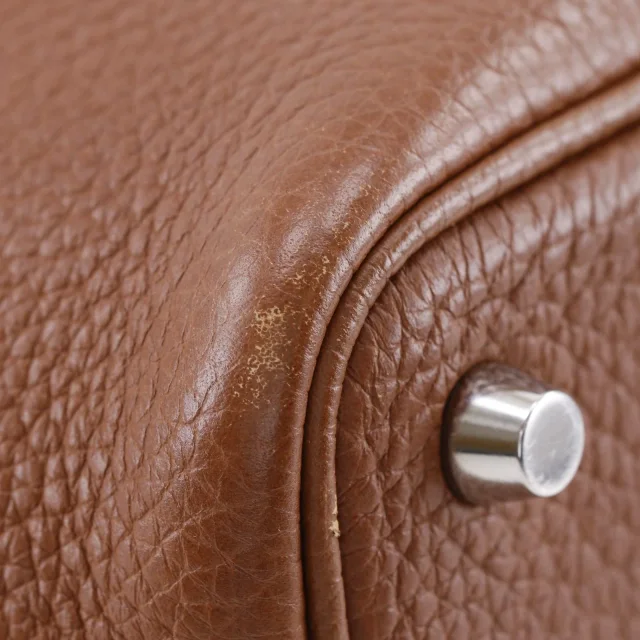 Hermès Picotin Lock18 PM Clemence Handbag in Brown Calfskin from LuxUness, photo 4 of 14