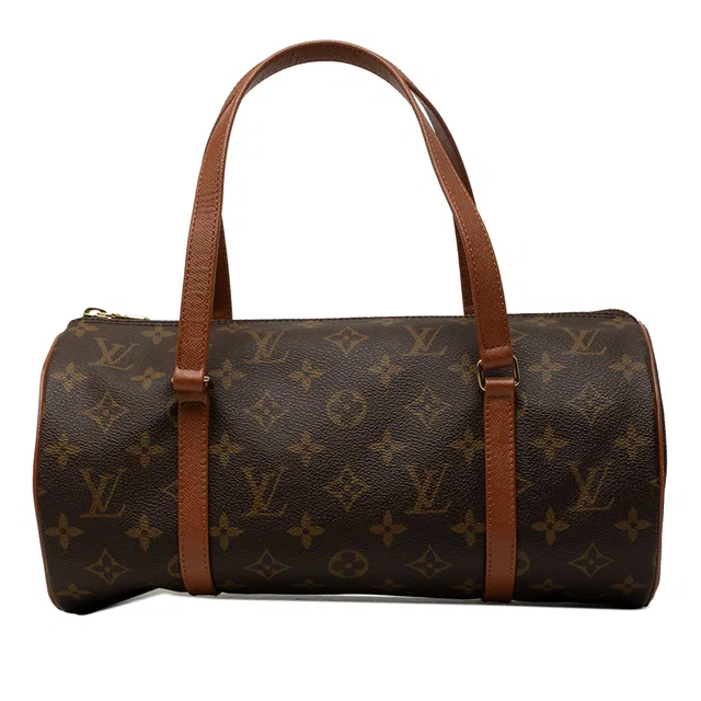 Brown Louis Vuitton Monogram Papillon 30 Handbag in Brown Coated canvas from Designer Revival