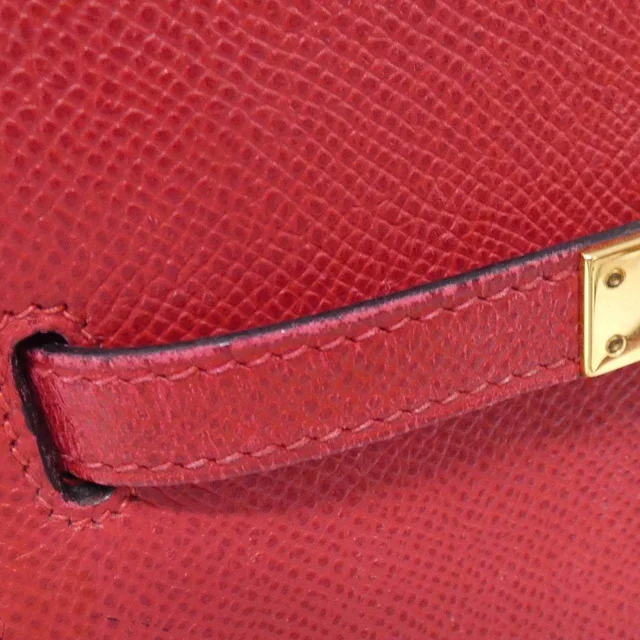 Hermès Kelly Sport PM Shoulder Bag in Red Calfskin from LuxUness, photo 6 of 10