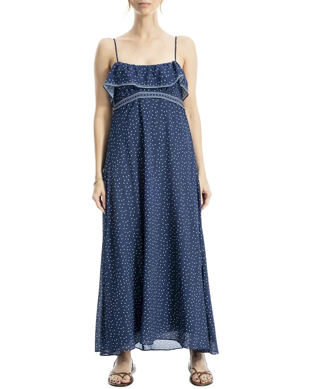 Max Studio Flounce Detail Maxi Dress, image 1 of 1 from Gilt