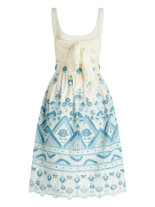 Etro Cotton Blend Short Dress, photo 2 of 6 from Balardi