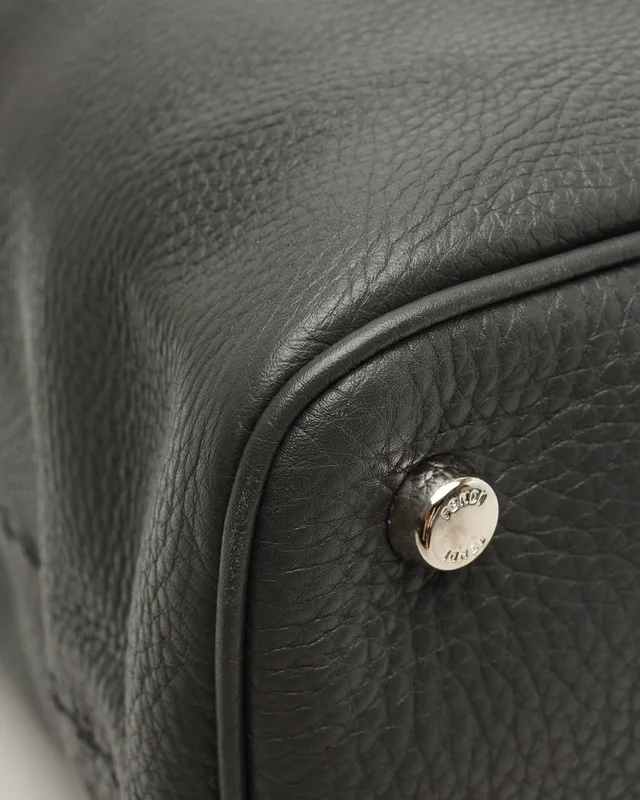 Fendi Selleria Pebbled Weekend Bag in Leather from A Retro Tale, photo 6 of 9