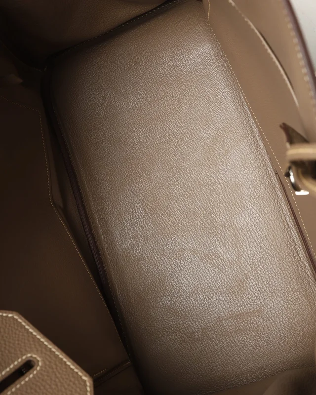 Hermès Birkin 35 Togo Etoupe Bag in Taupe Togo leather from A Retro Tale, photo 8 of 10