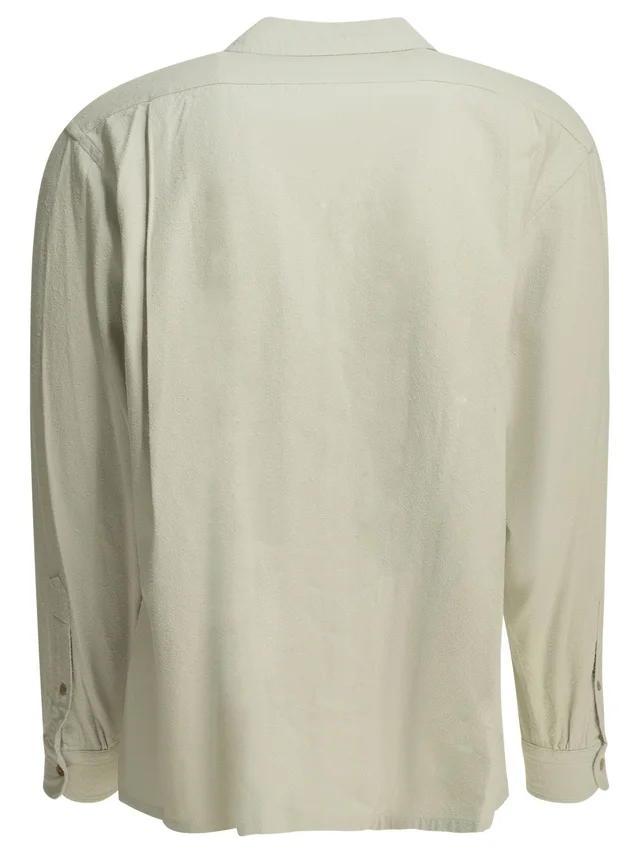 A.PRESSE Relaxed Loop-Collar Shirt, photo 2 of 4 from SENSER