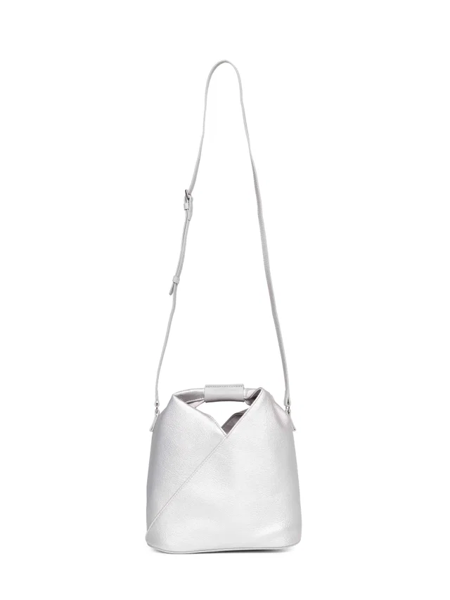 Maison Margiela Crossbody Bag — Silver Polyurethane in Silver Leather from HEWI