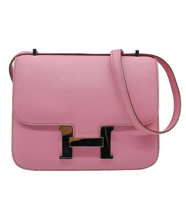 Hermès Constance 18 Bubblegum Swift PHW #M in Swift leather from Luxury Promise
