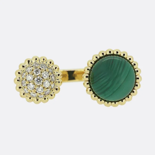 Van Cleef & Arpels Perlée Couleurs Between the Finger Ring from The Vintage Jeweller