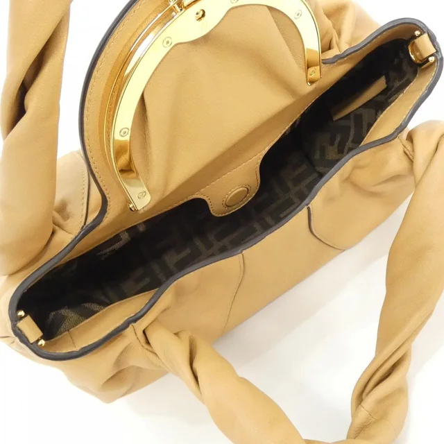 Fendi Small Bag 8BR838 AYCT in F1I73/BEIGE / GOLD hardware calf from KOMEHYO, photo 6 of 7