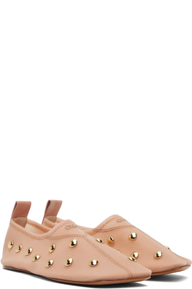 Chloé Pink Rita Flats, photo 4 of 4 from SSENSE